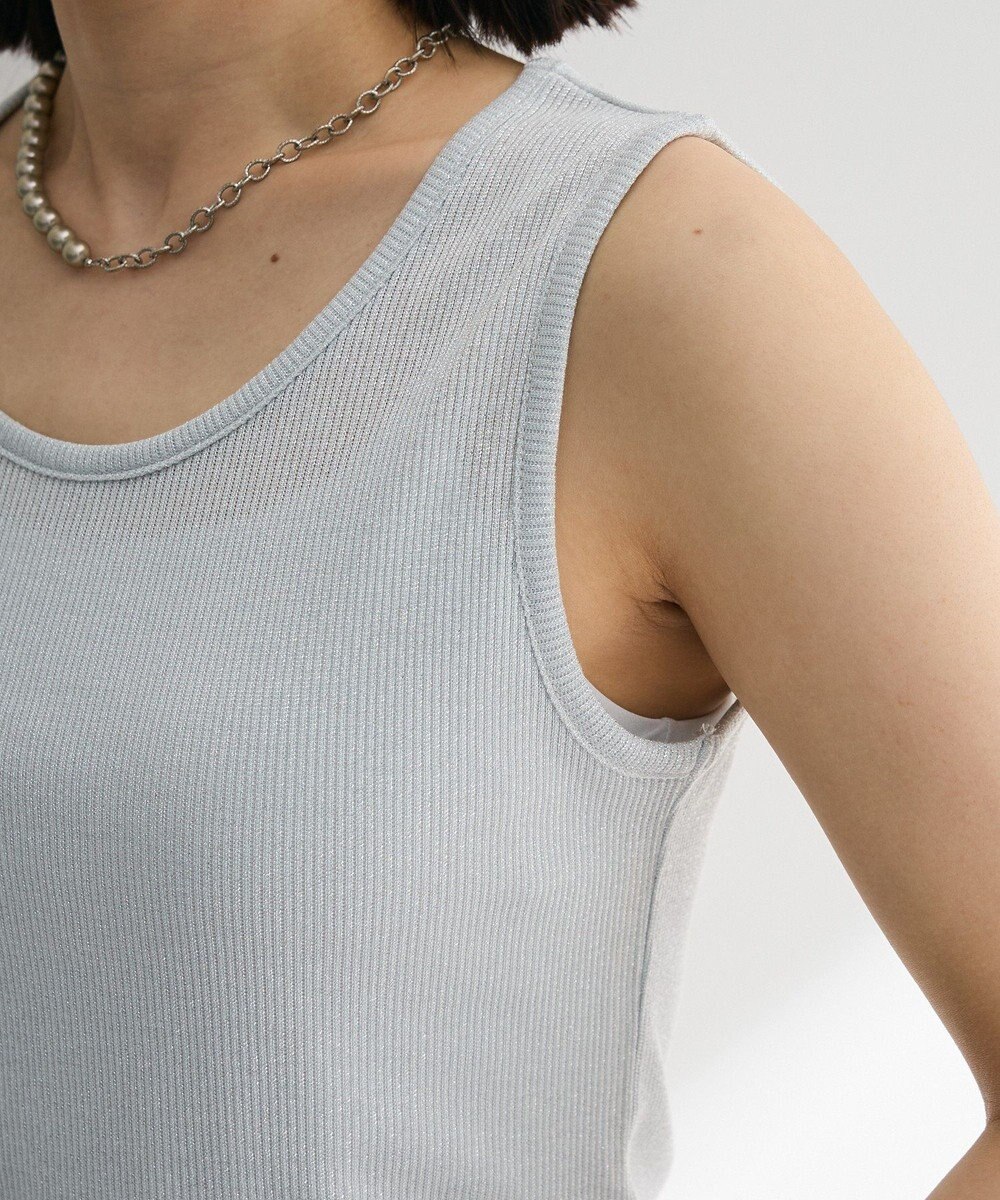 Green Parks ・Ｐｅｔｉｔ　Ｆｌｅｕｒ　ラメリブタンクトップ 