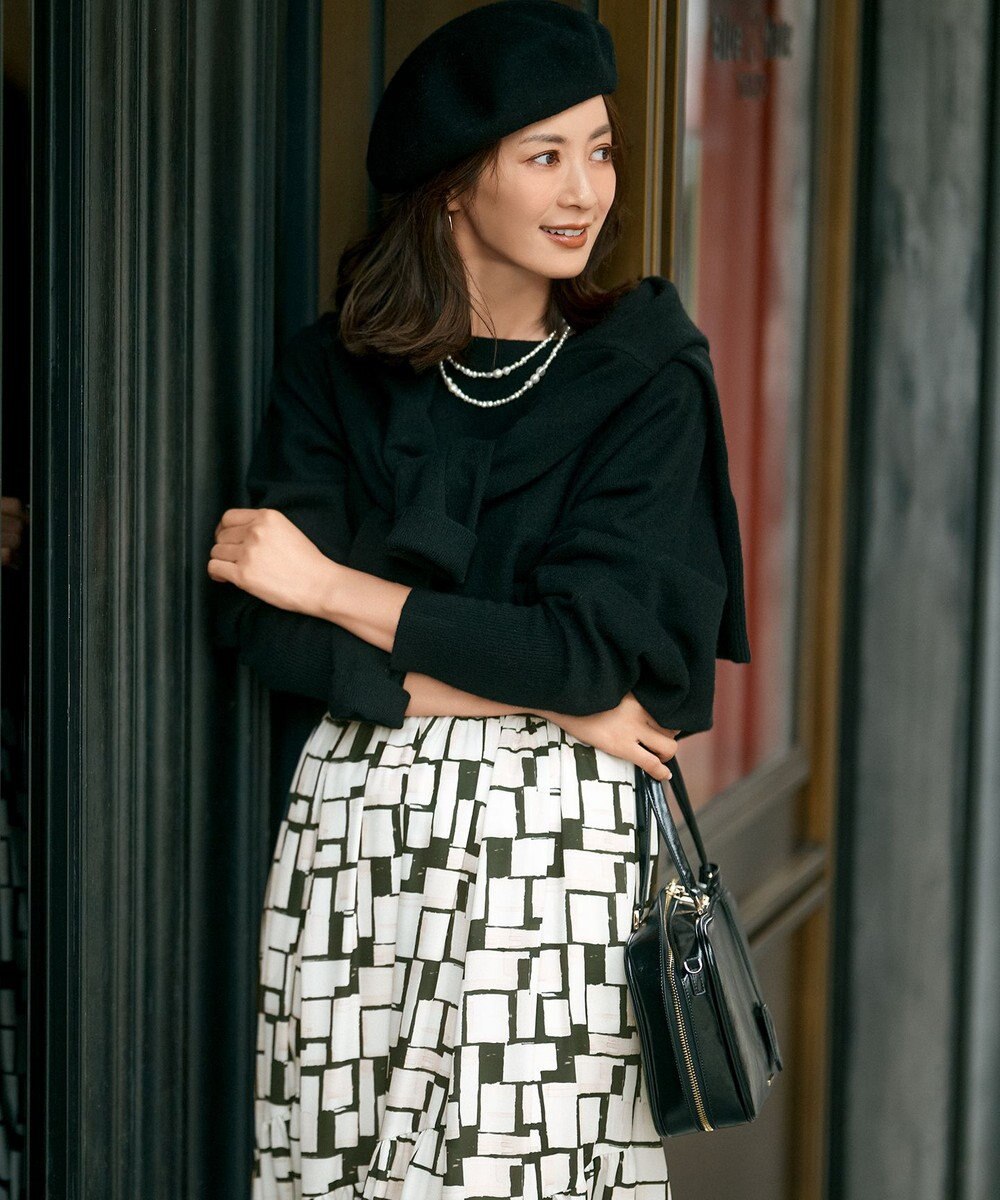 23区 L 【Oggi12月号掲載/洗える】ピュアカシミヤ ニットカーディガン 