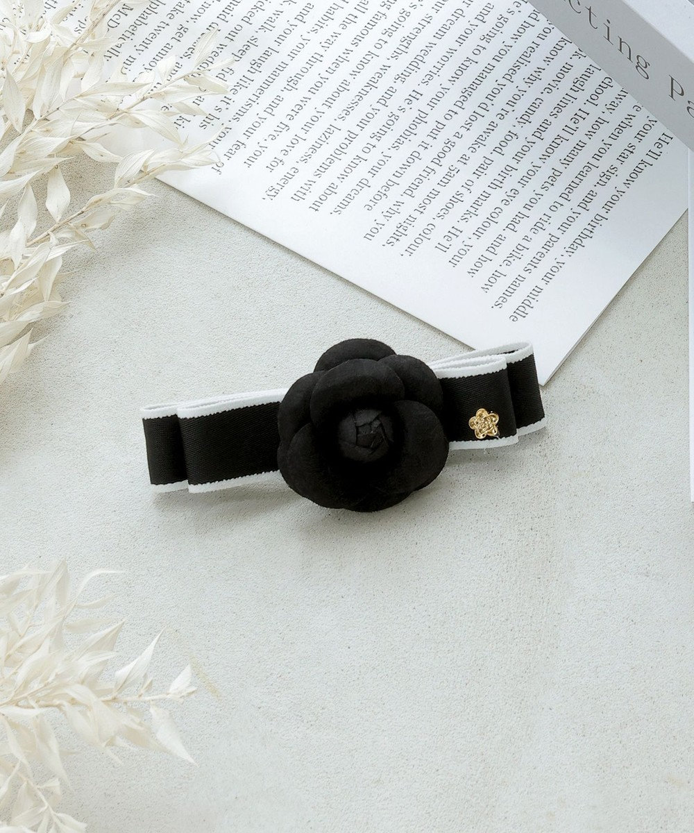 Tiaclasse 【安田美沙子さん着用・選べる2TYPE】ローズモチーフバレッタ 