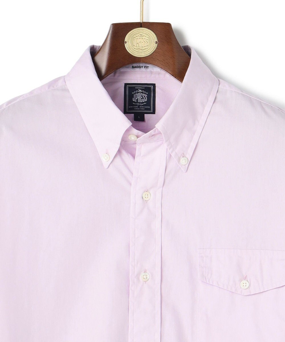 J.PRESS MEN 【J.PRESS ORIGINALS】【UNISEX】Cotton Broad Cloth B.D. Shirt / Baggy-Fit 