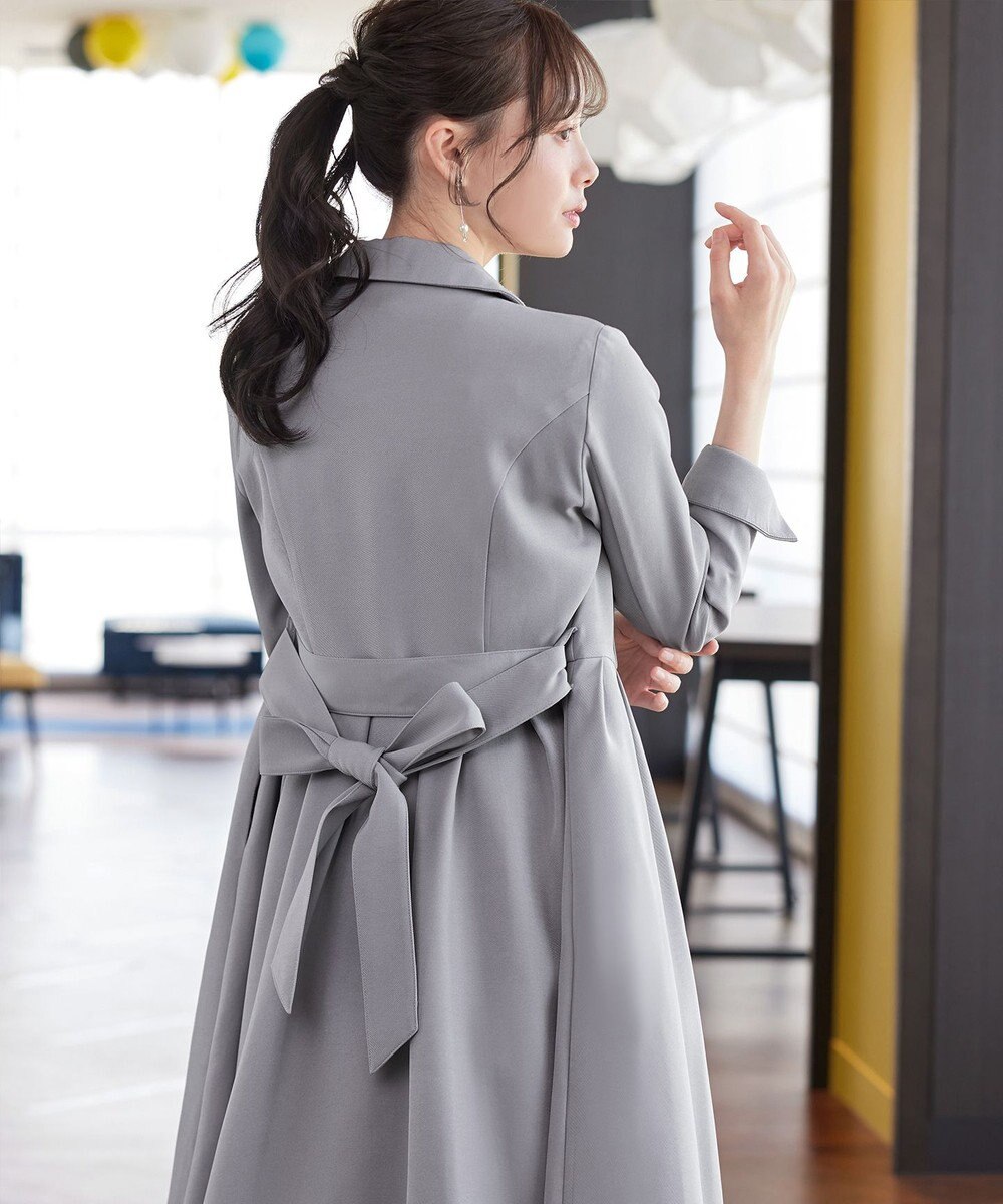 Tiaclasse L 【新色追加】ステンカラードレスコート 