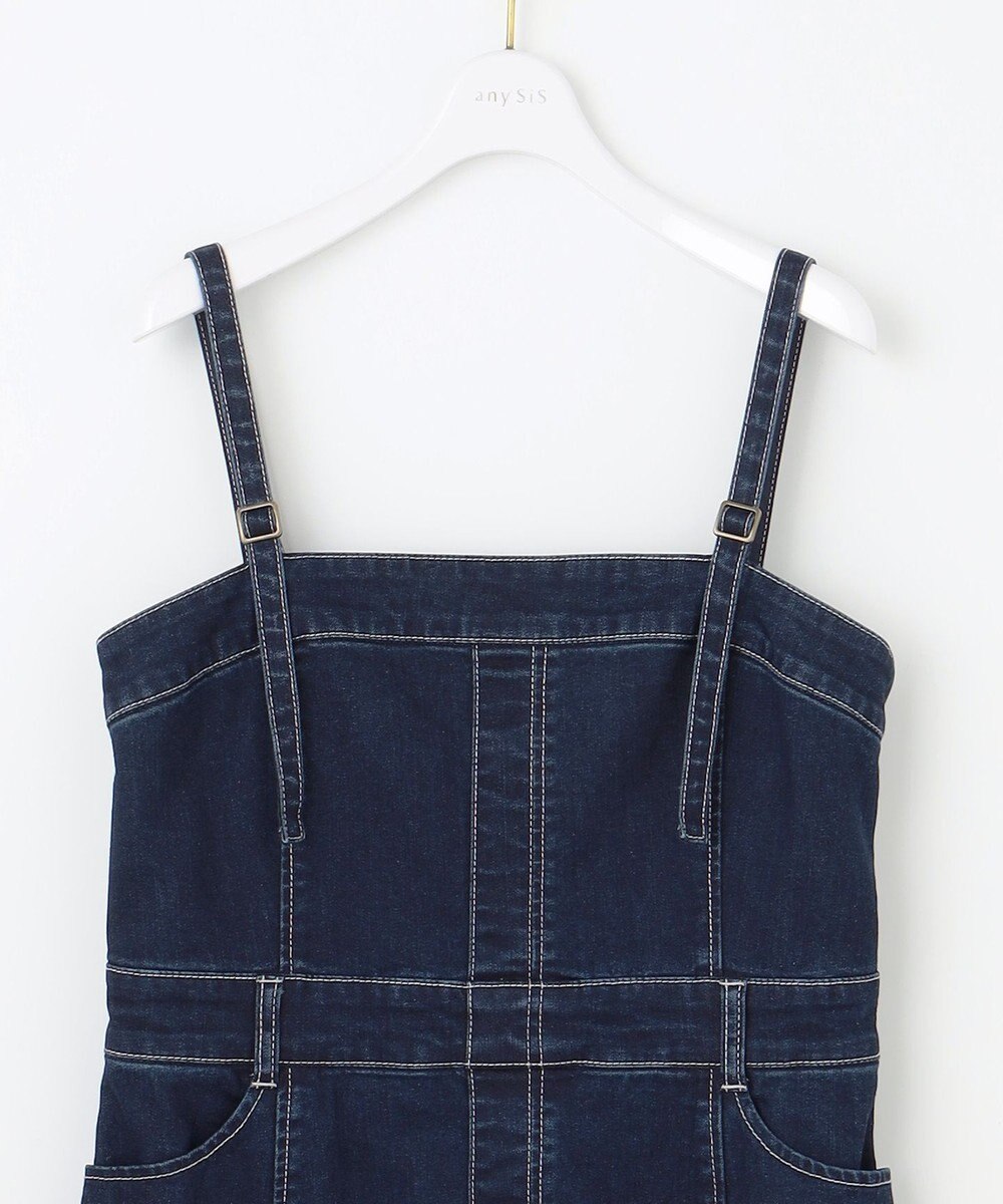 ANY SIS 【洗える】ストレッチライトデニム ワンピース 