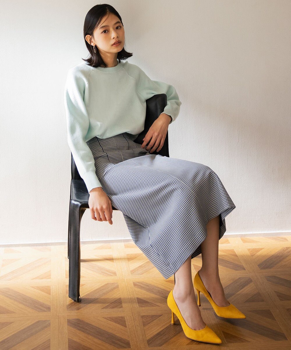 組曲 【洗える・ウエストゴム仕様】2WAYストレッチ スカート 