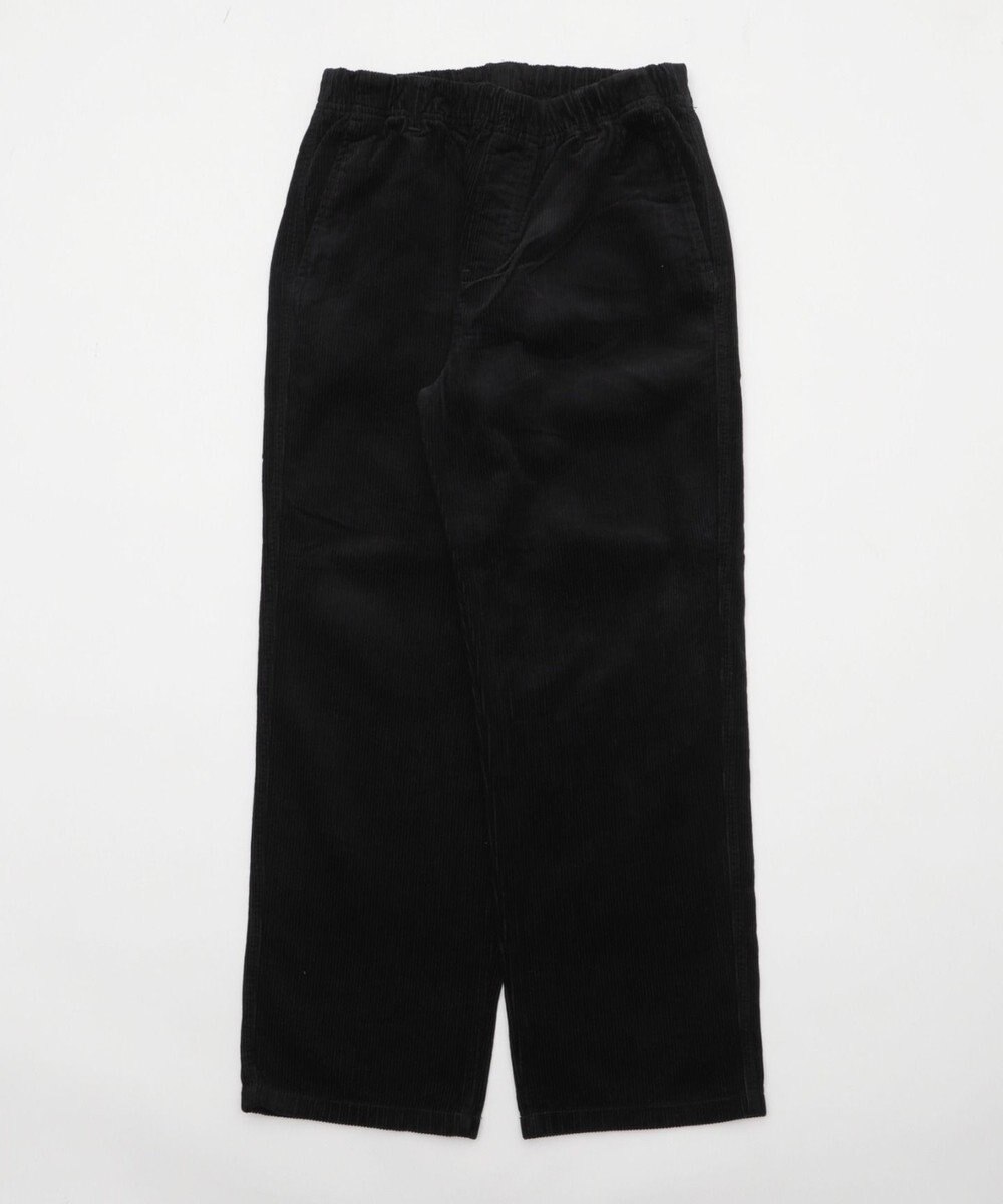 WEGO 【ユニセックス着用ITEM/ウエストゴム/SMLサイズ展開】コーデュロイイージーストレートパンツ 