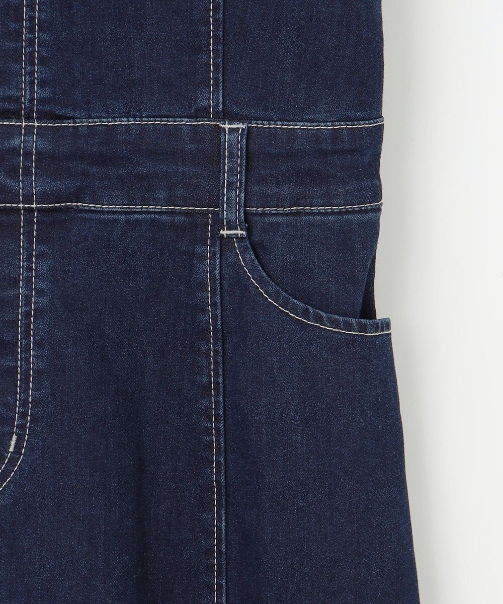 ANY SIS 【洗える】ストレッチライトデニム ワンピース 