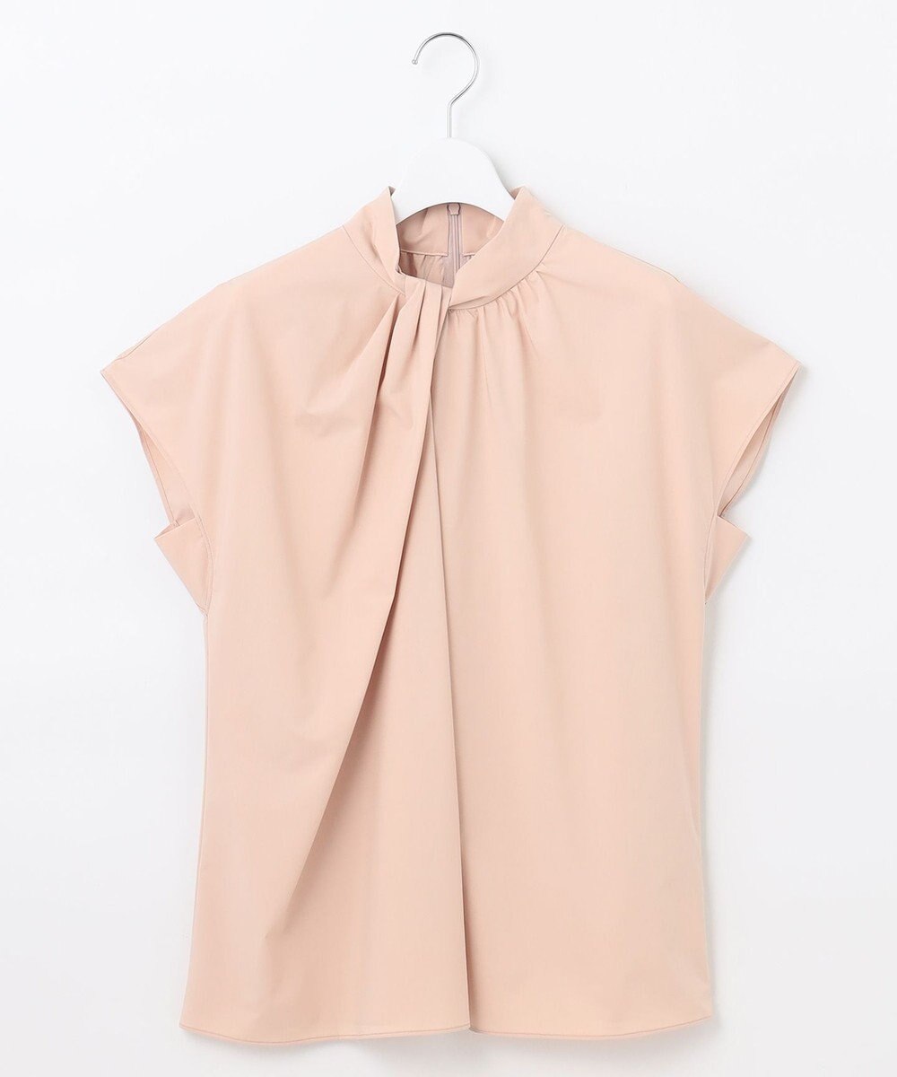 自由区 L 【洗える】ストレッチタイプライター ブラウス 