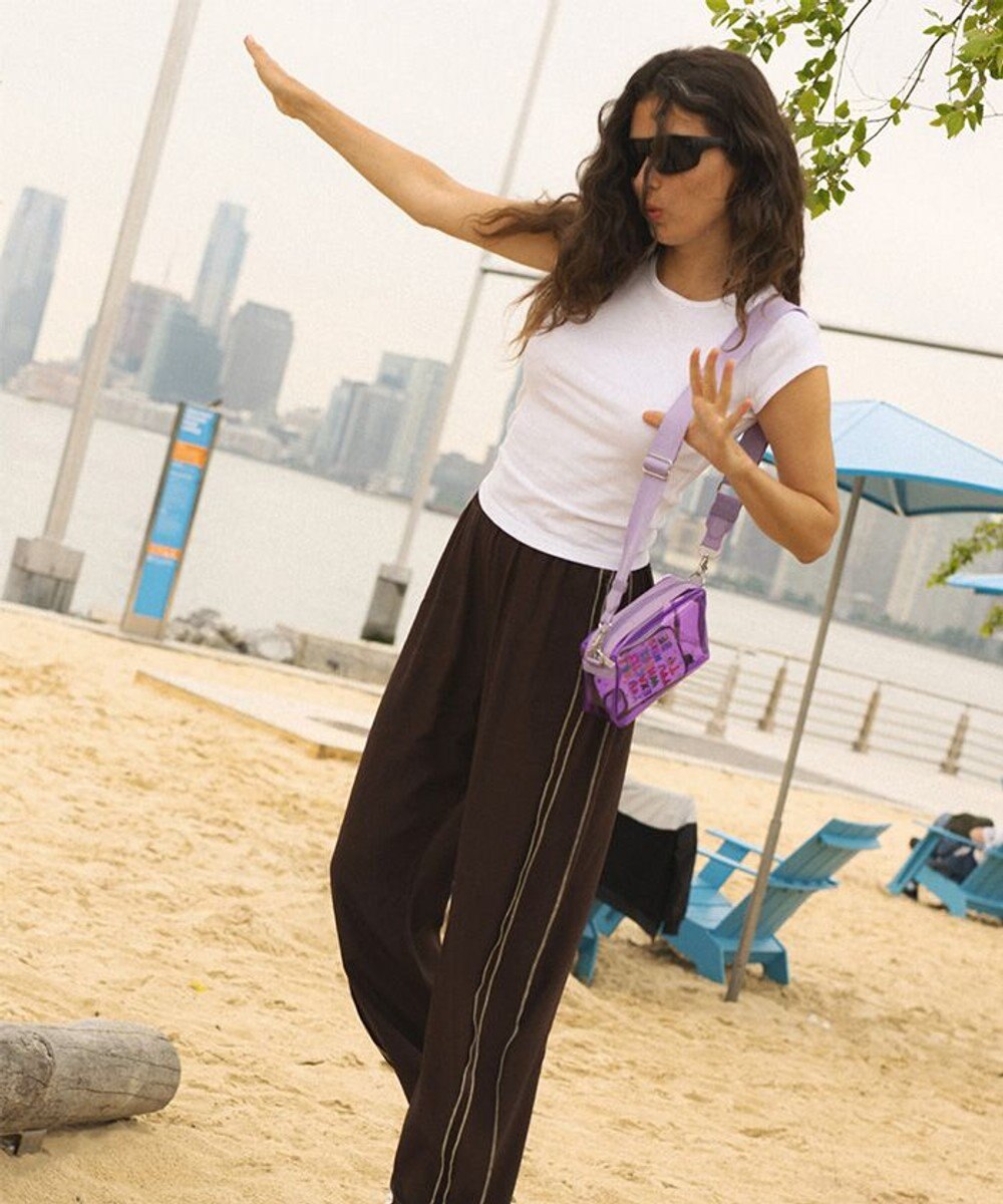 LeSportsac CLEAR E/W PHONE CROSSBDY/クリアライラック 