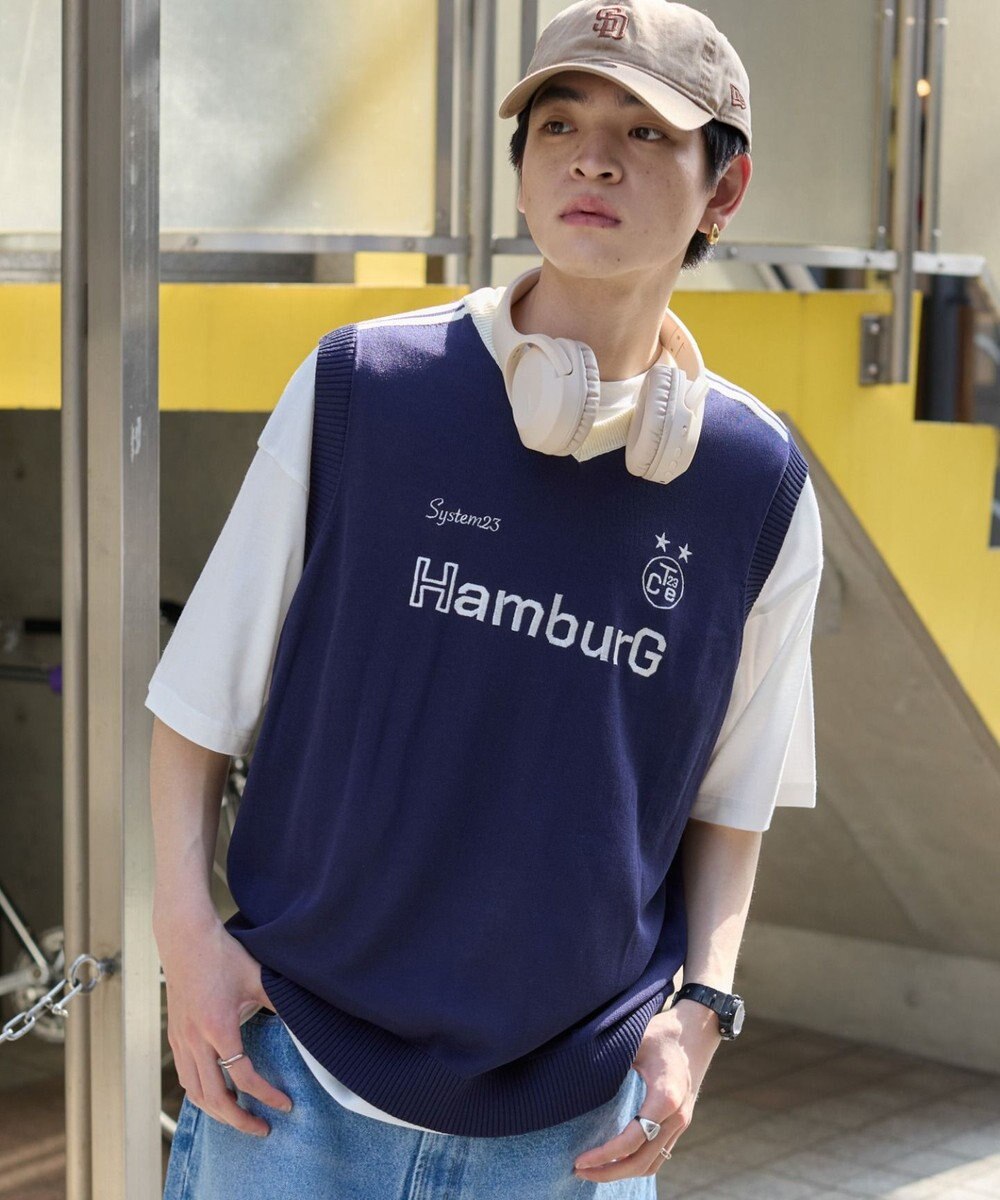 WEGO 【２点SET】アンサンブルゲームロゴニットベスト 