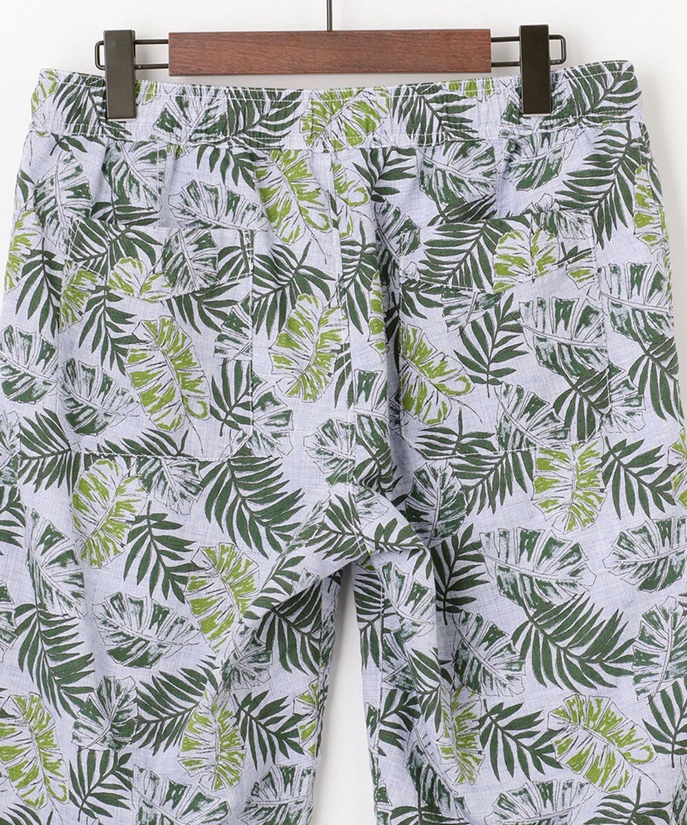 JOSEPH ABBOUD MOUNTAIN 【SPACE／UNISEX】リーフプリント イージーショートパンツ 