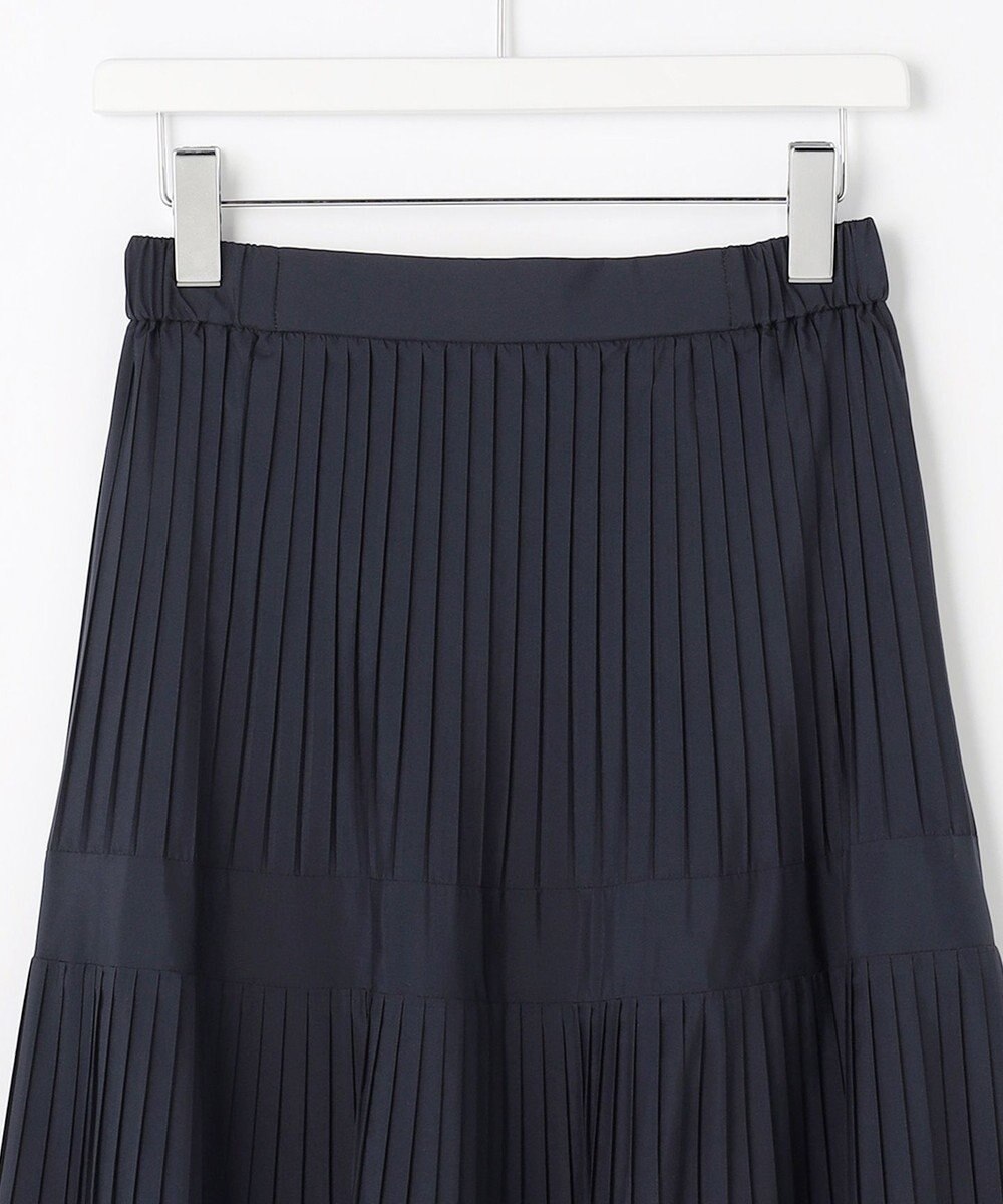 ANY SIS L プリーツ切替 スカート 