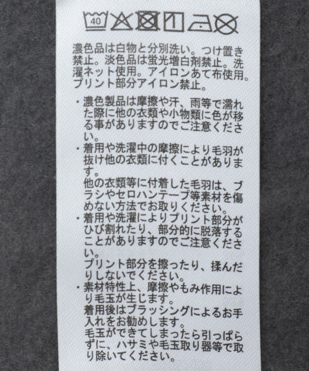 Green Parks 裏起毛ルーズサイズロゴプルオーバー 