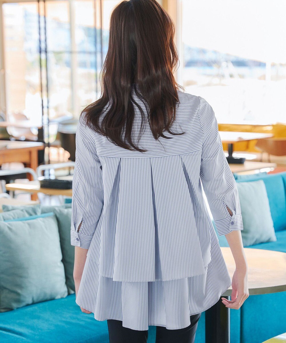 Tiaclasse バックタックフレアチュニック 