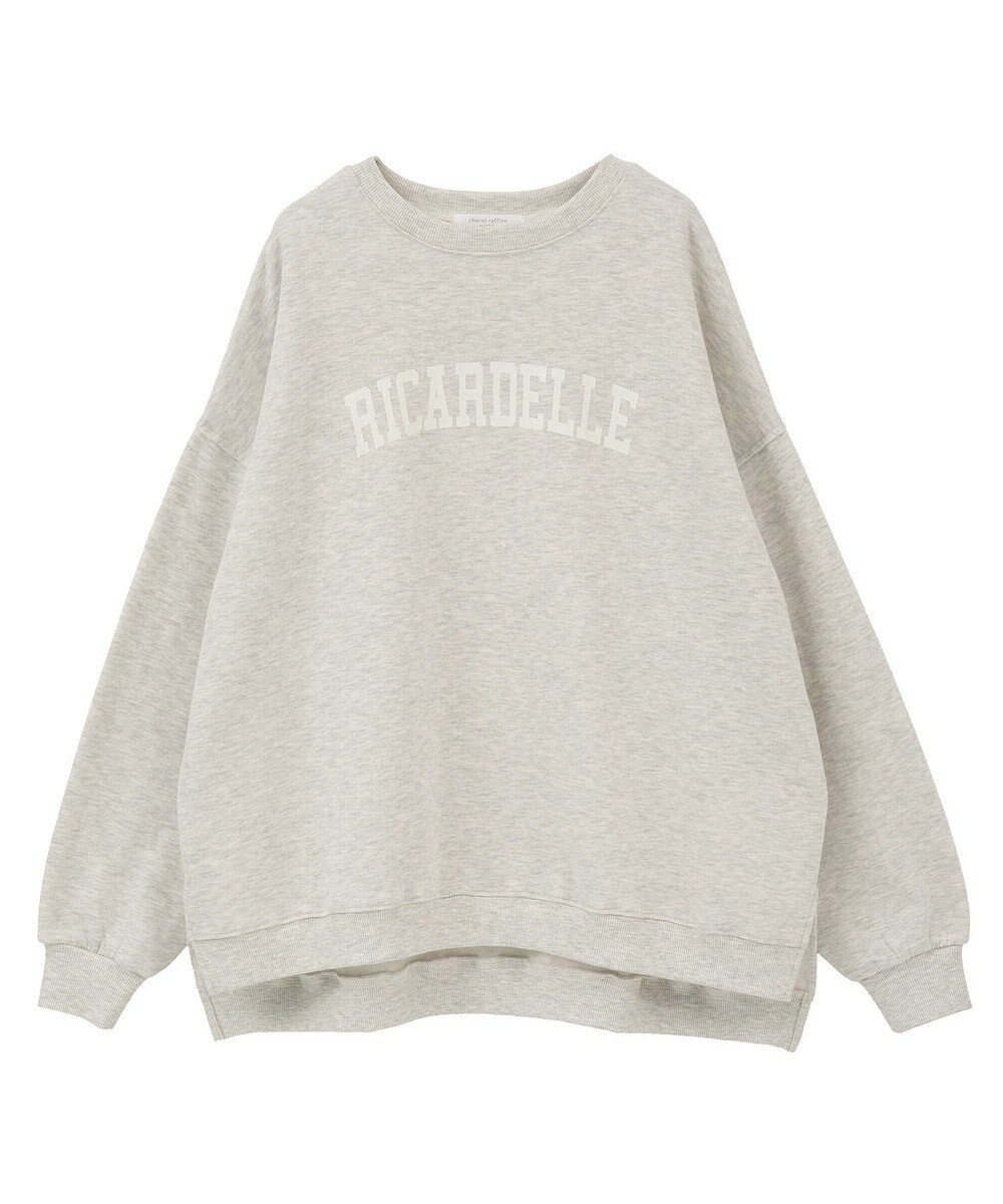 Green Parks 裏起毛ルーズサイズロゴプルオーバー 