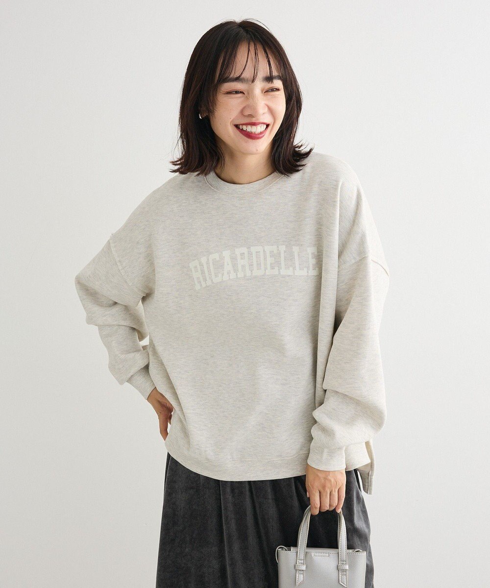 Green Parks 裏起毛ルーズサイズロゴプルオーバー 