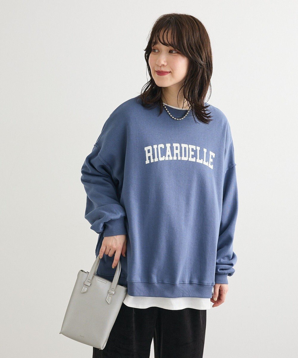 Green Parks 裏起毛ルーズサイズロゴプルオーバー 