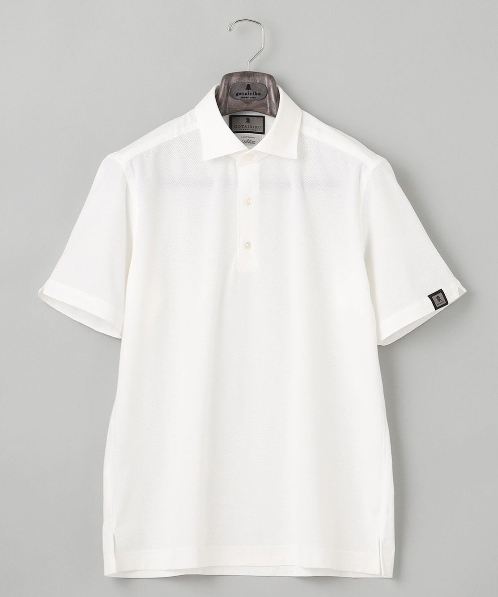 GOTAIRIKU 2年連続売上NO1【仕事で着られる】キレイめ 鹿の子ビズポロシャツ 