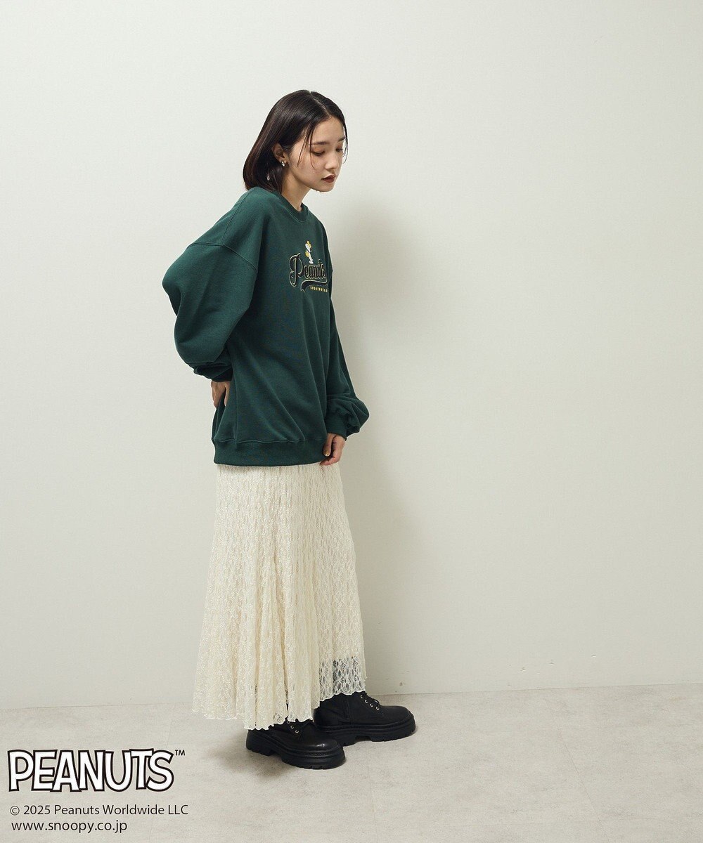 Green Parks ■PEANUTS ベースボールスウェット 