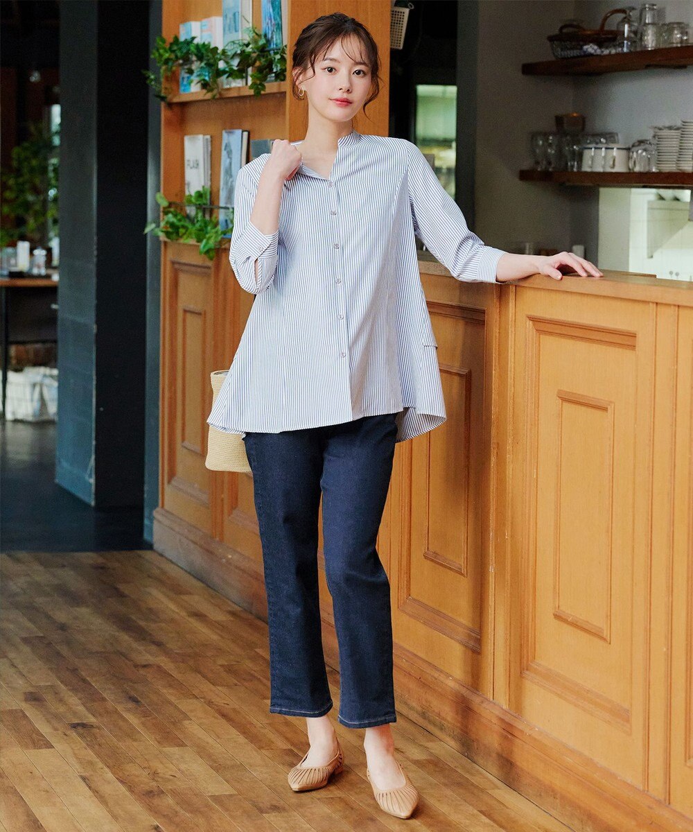 Tiaclasse バックタックフレアチュニック 