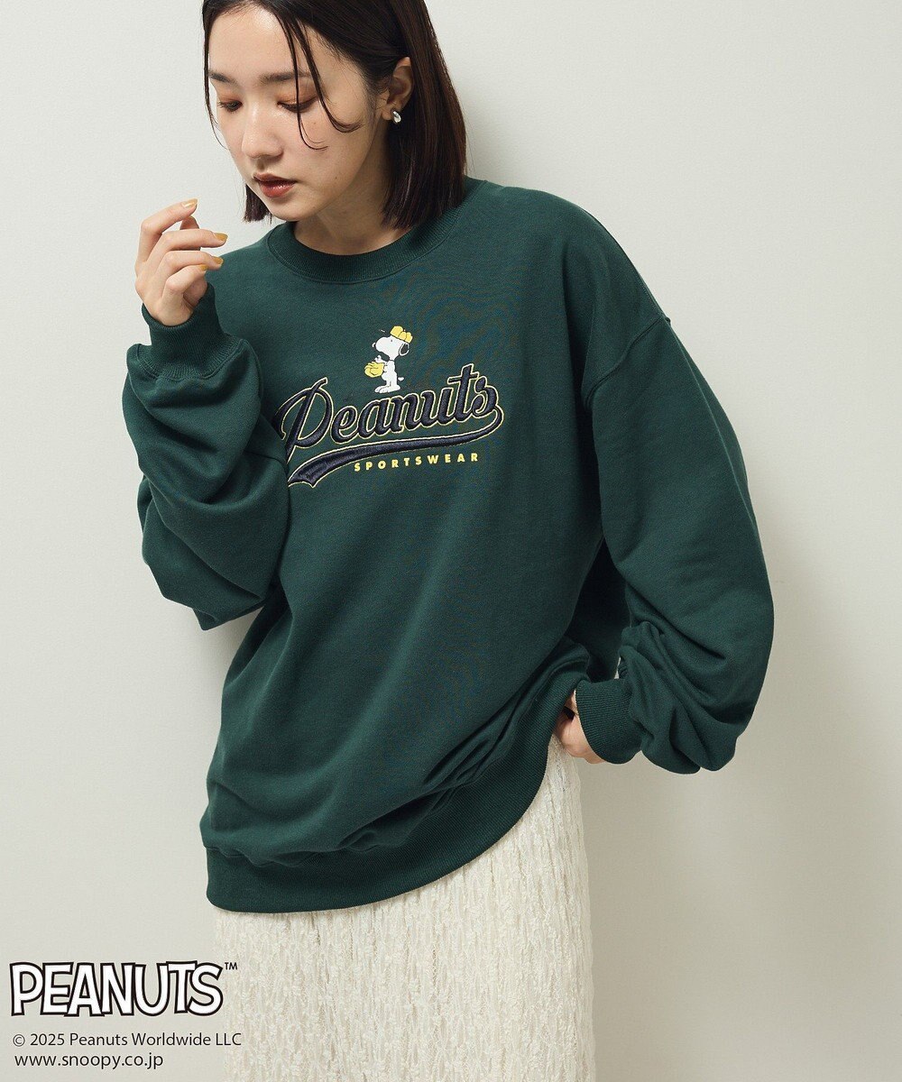Green Parks ■PEANUTS ベースボールスウェット 