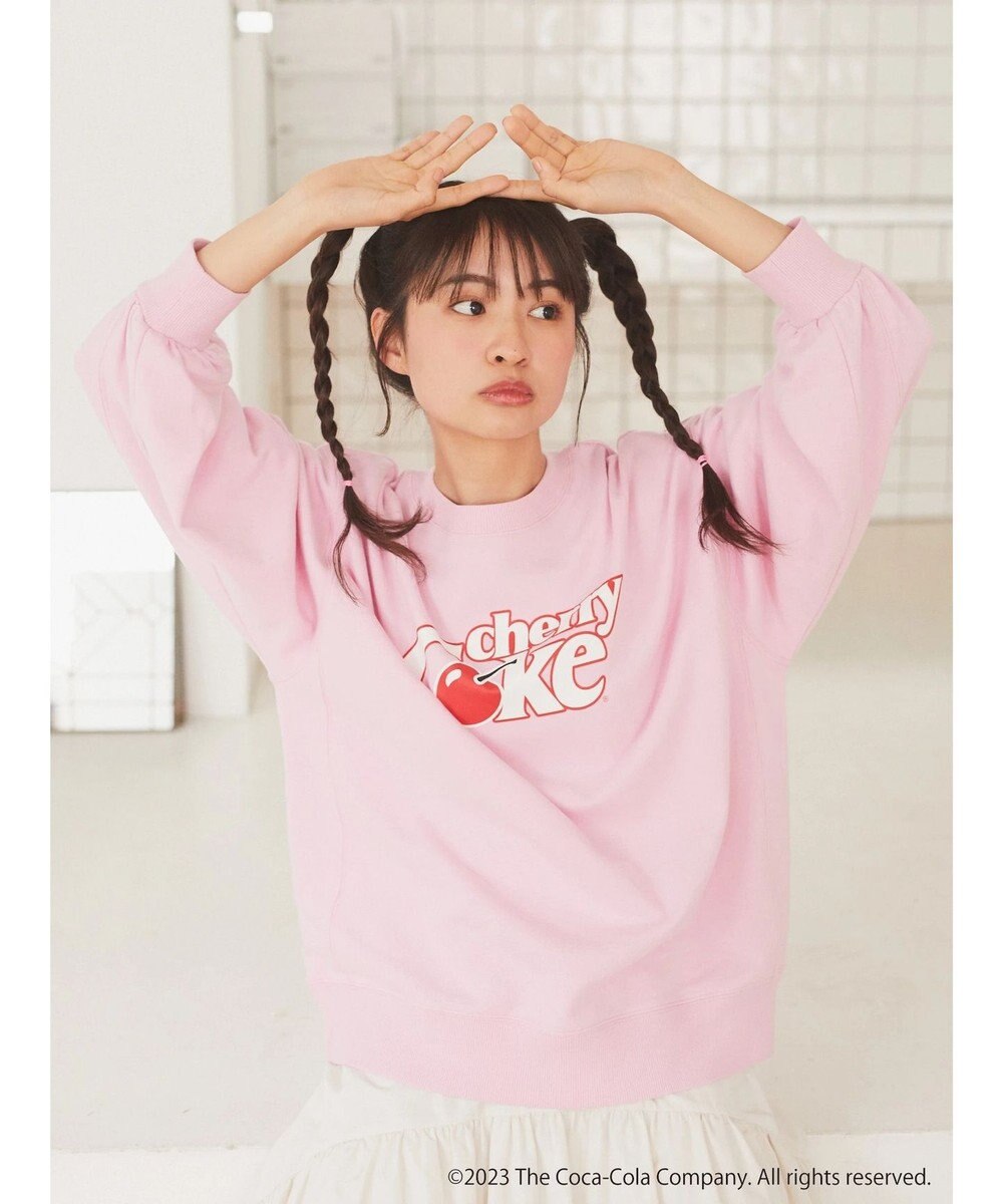 earth music&ecology 別注Ｃｈｅｒｒｙ　Ｃｏｋｅ「R」スウェット 