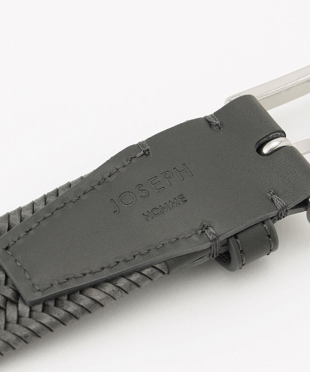 JOSEPH HOMME 【イタリア素材使用/日本製】レザーメッシュストレッチ　ベルト 