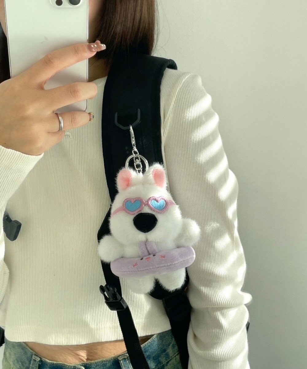WEGO バカンスわんこぬいぐるみキーホルダー 