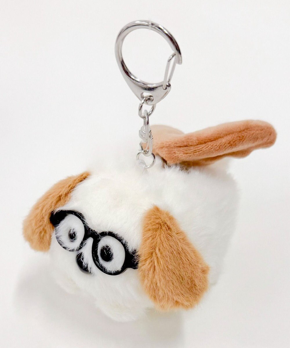 WEGO ふりふりメガネドッグぬいぐるみキーホルダー 