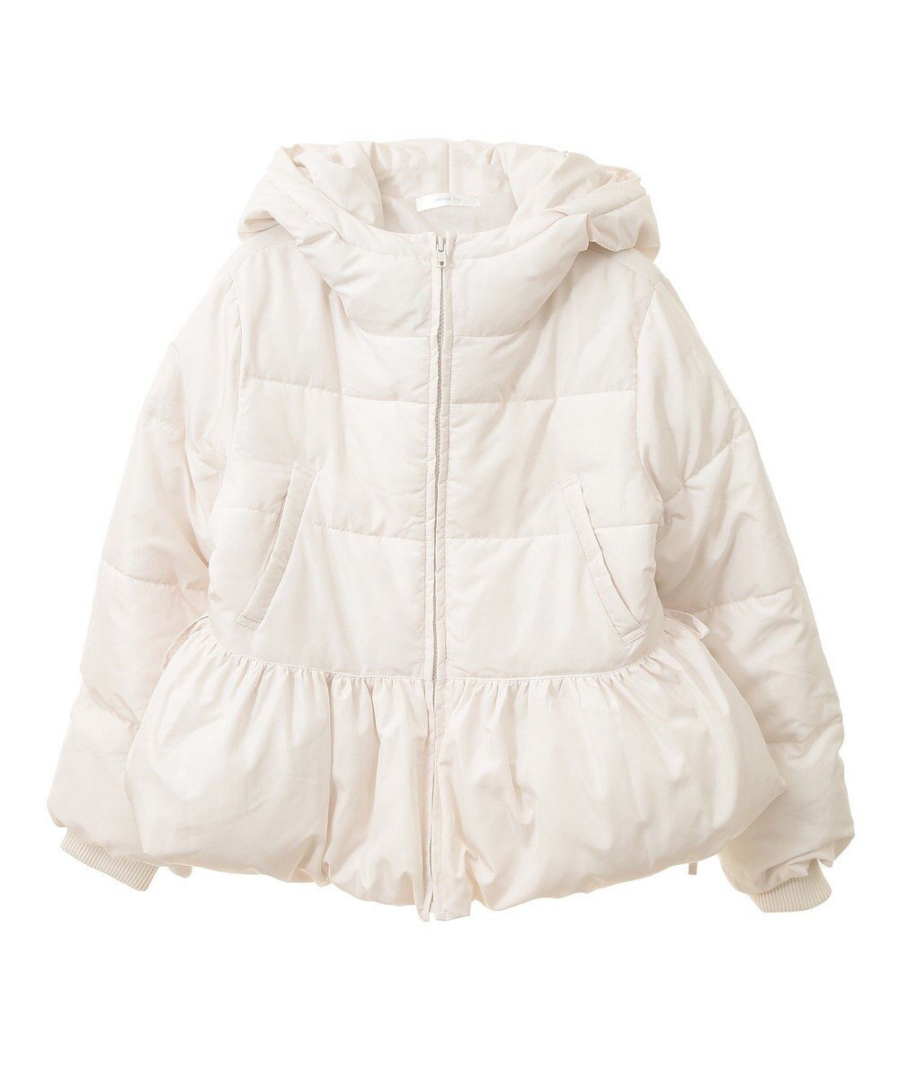 Green Parks ・ｓｗｉｎｇ　ｂｙ　ファイバーダウンペプラムコート 