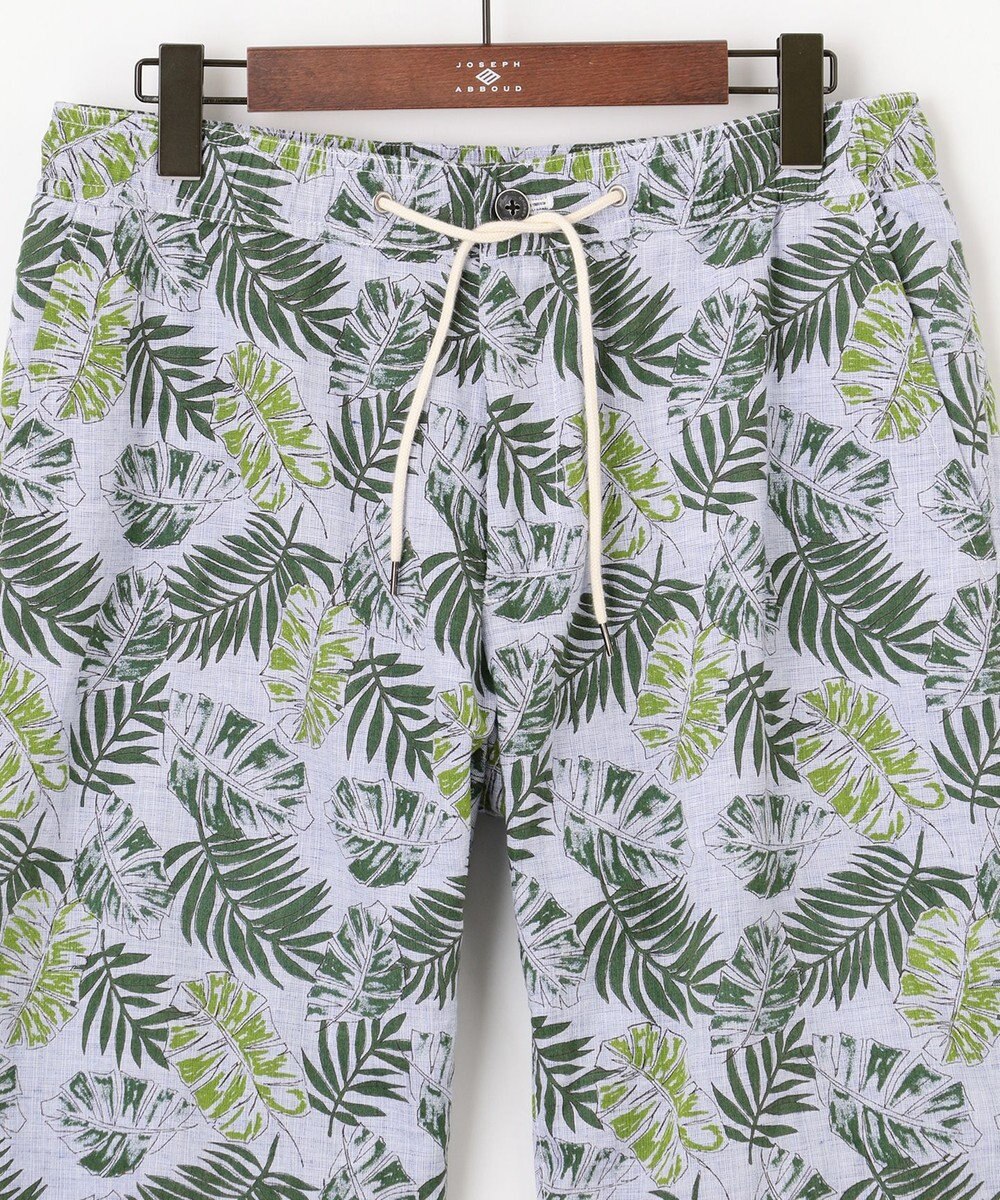 JOSEPH ABBOUD MOUNTAIN 【SPACE／UNISEX】リーフプリント イージーショートパンツ 