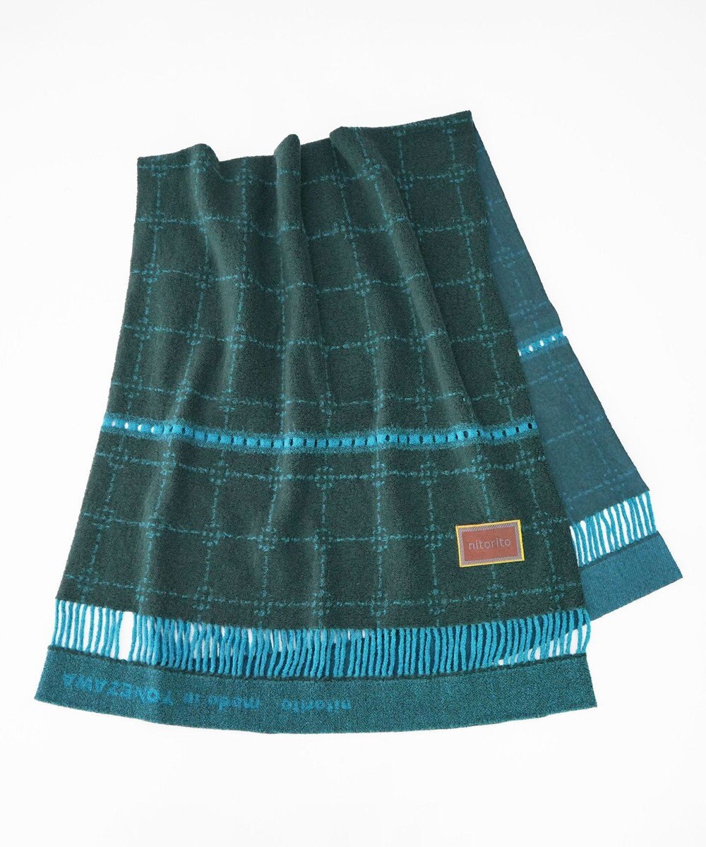 nitorito 【UNISEX】stamp チェック柄 3WAY ストール 