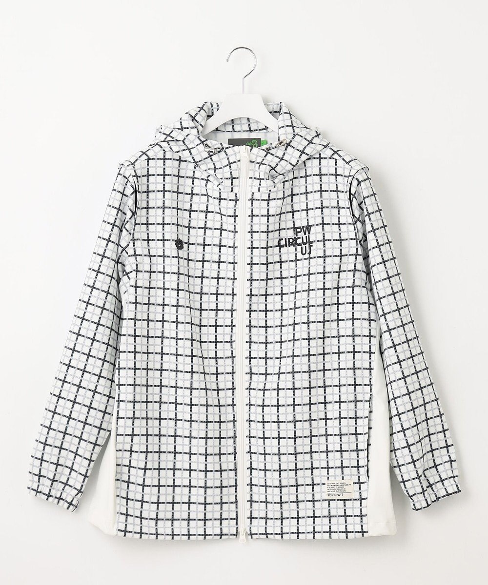 PW CIRCULUS 【袖2WAY】【MEN】プリント デタッチャブル アノラック 