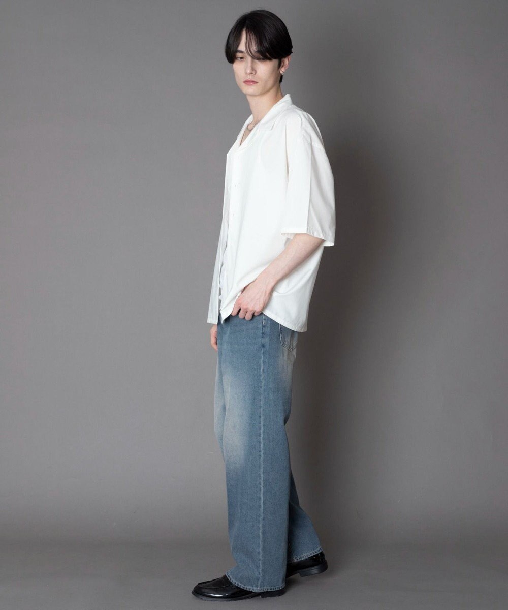 WEGO 【ユニセックス着用ITEM/SMLサイズ展開】 TRオープンカラーシャツ（SS） 