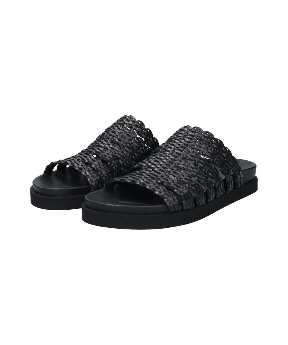 INTER-CHAUSSURES 【ANGEL ALARCON】フットベッドラフィアサンダル 