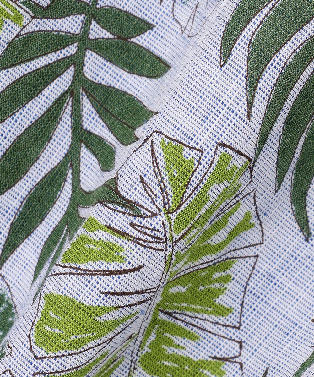 JOSEPH ABBOUD MOUNTAIN 【SPACE／UNISEX】リーフプリント イージーショートパンツ 