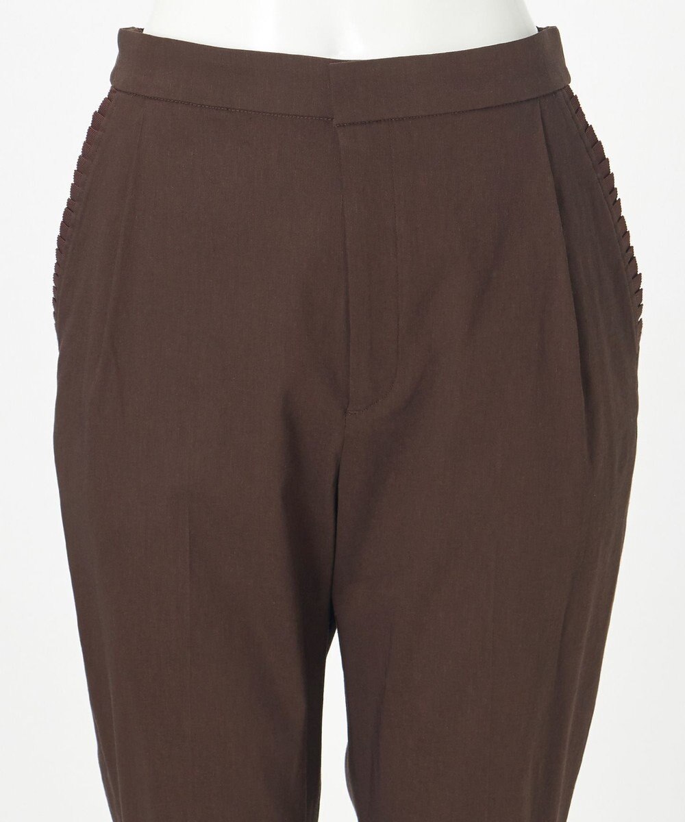 23区 【R(アール)】NALYAコンフォートリネン テーパードパンツ 