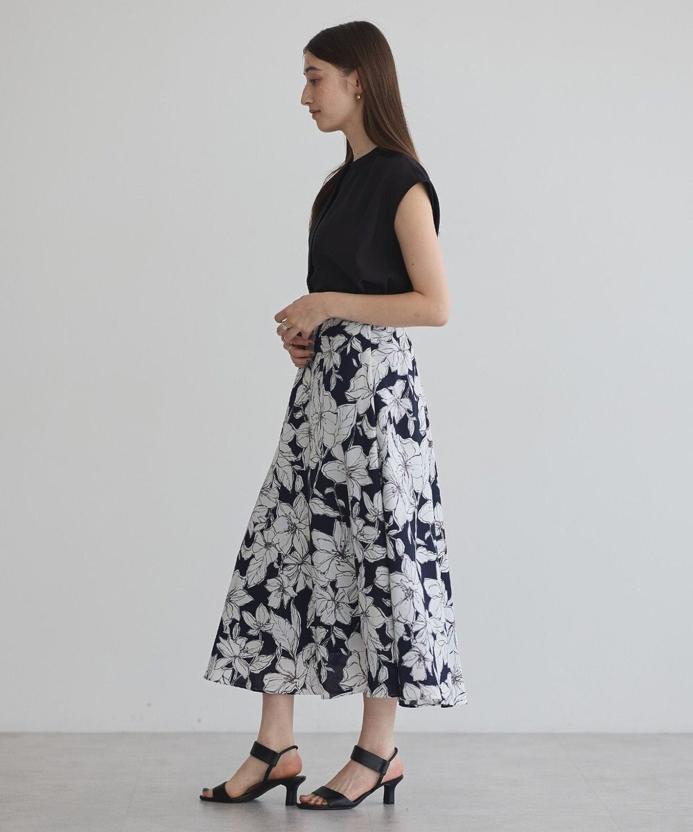 YECCA VECCA 【接触冷感】COOLバックピンタックブラウス 