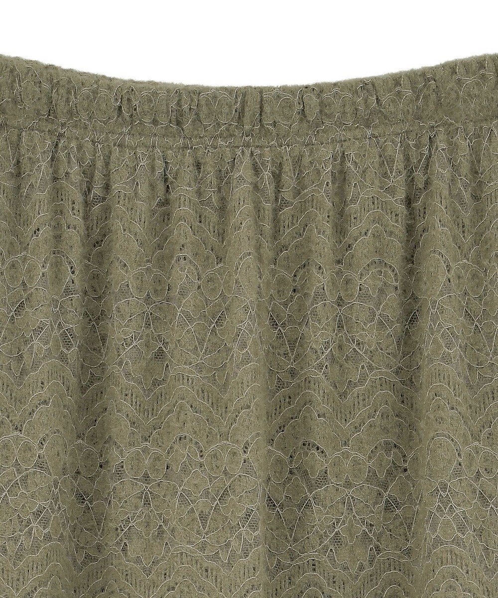 Green Parks 起毛レースティアードスカート 