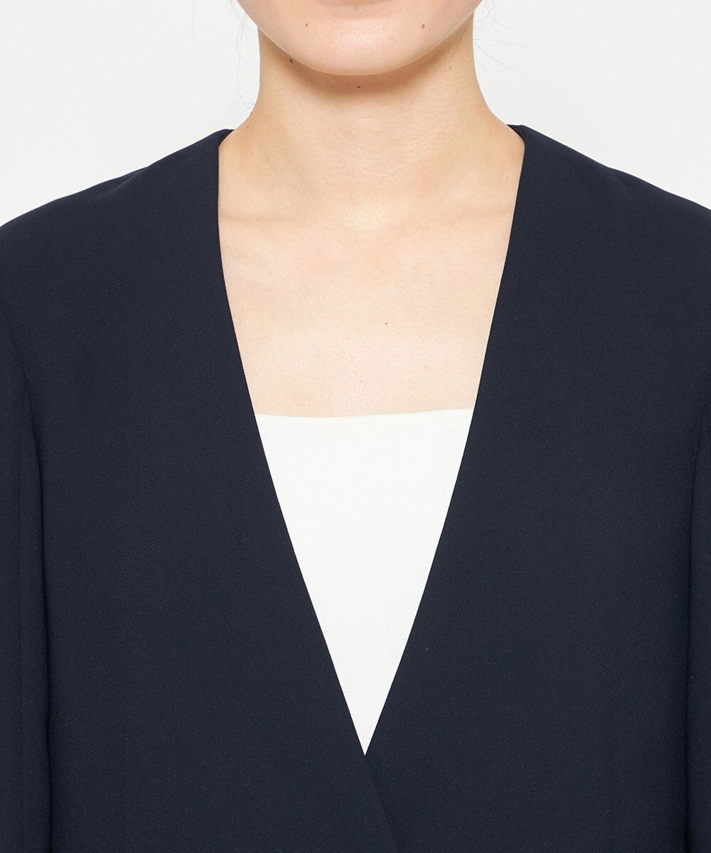 uncrave ウォッシャブル ダブルクロス スリットスリーブジャケット 