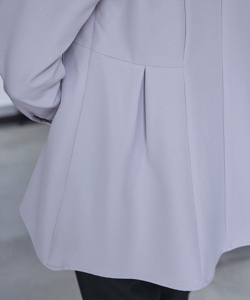 Tiaclasse 【洗える】ソフトペプラムブラウス 