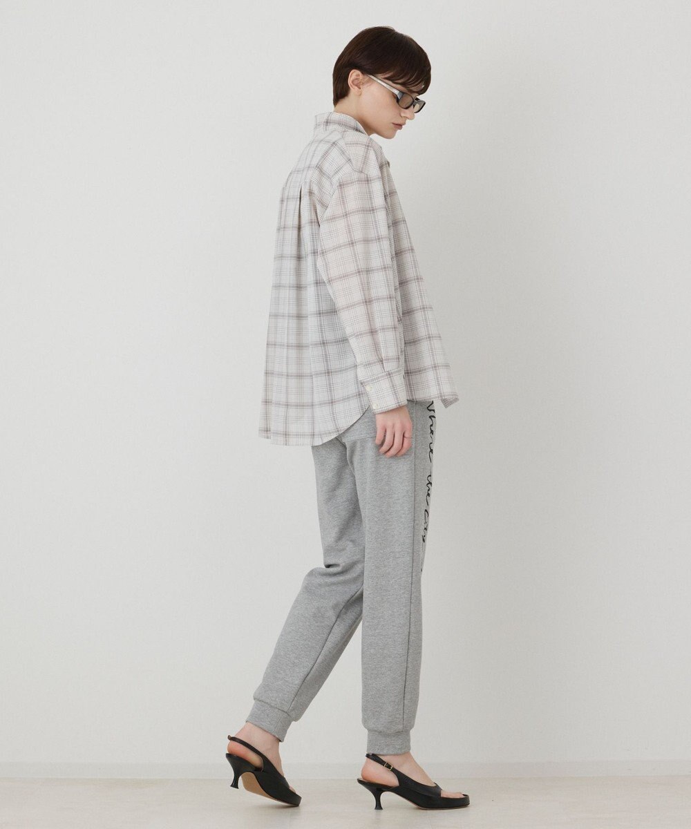 GRACE CONTINENTAL ロゴプリントスウェットパンツ 