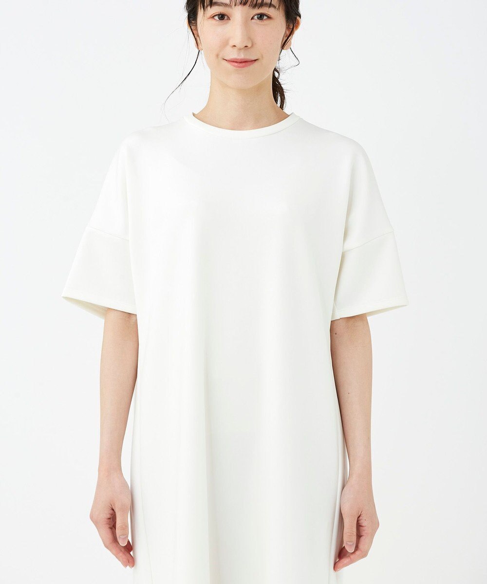 KASHIYAMA 【抗菌繊維】スタイリッシュジャージー オーバーサイズドレス 