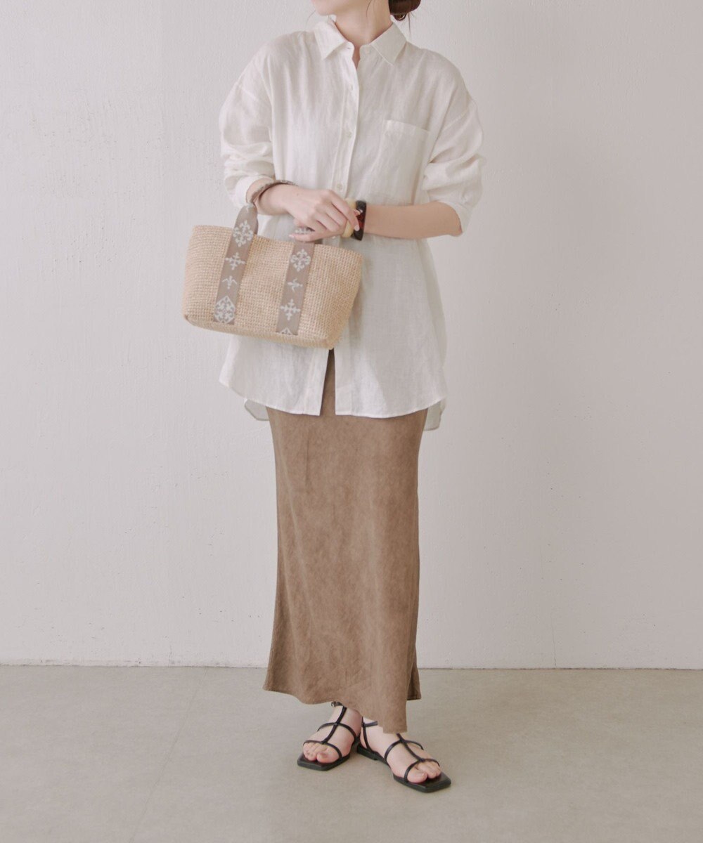 russet ナイロンラフィアデイリーミニトートバッグ(CE-1712) 