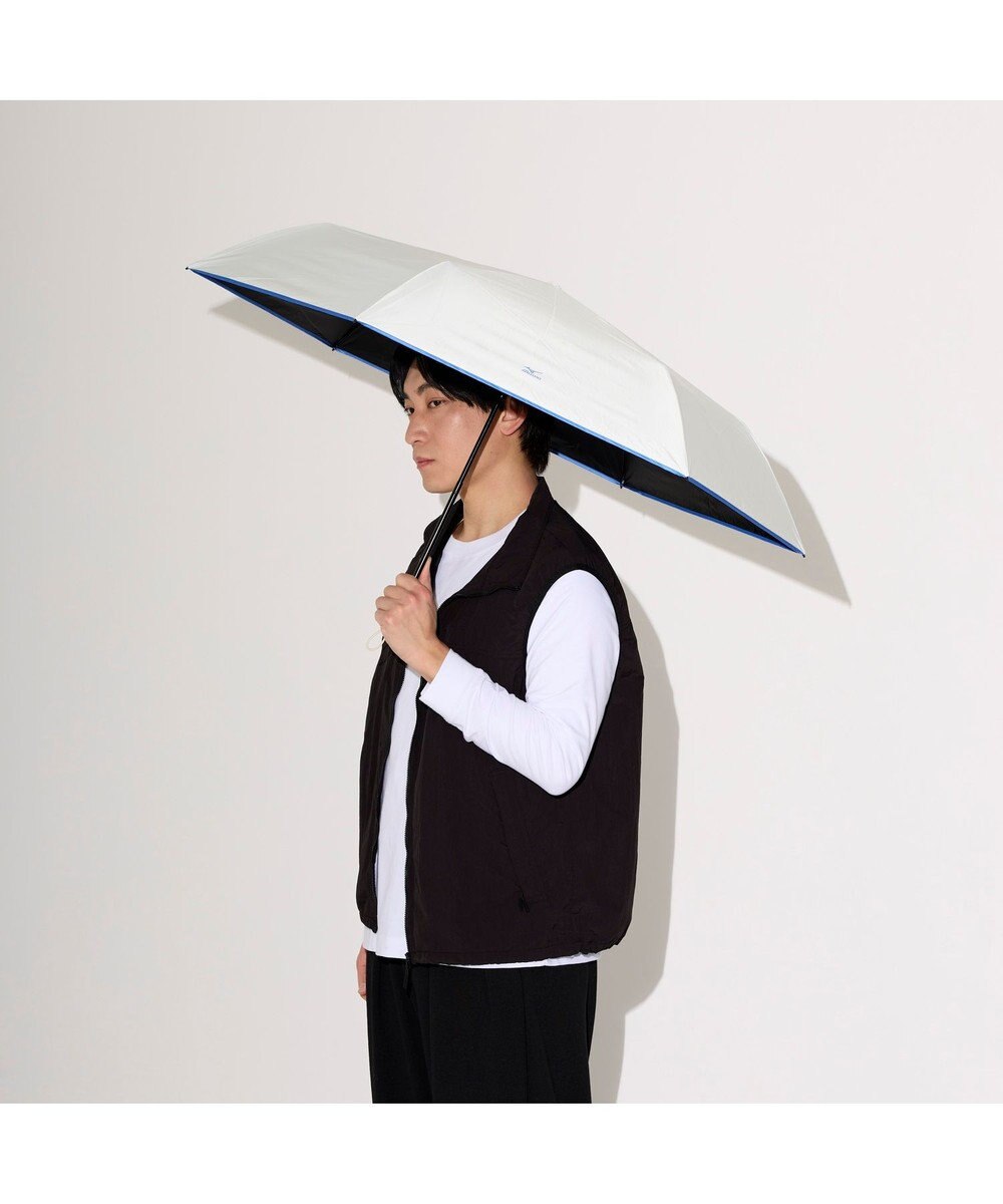 MOONBAT MIZUNO  (ミズノ) 無地 ロゴ 日傘 折りたたみ傘 パラソル 晴雨兼用 ユニセックス  軽量 一級遮光 遮熱効果 遮光率100% UV遮蔽100% 