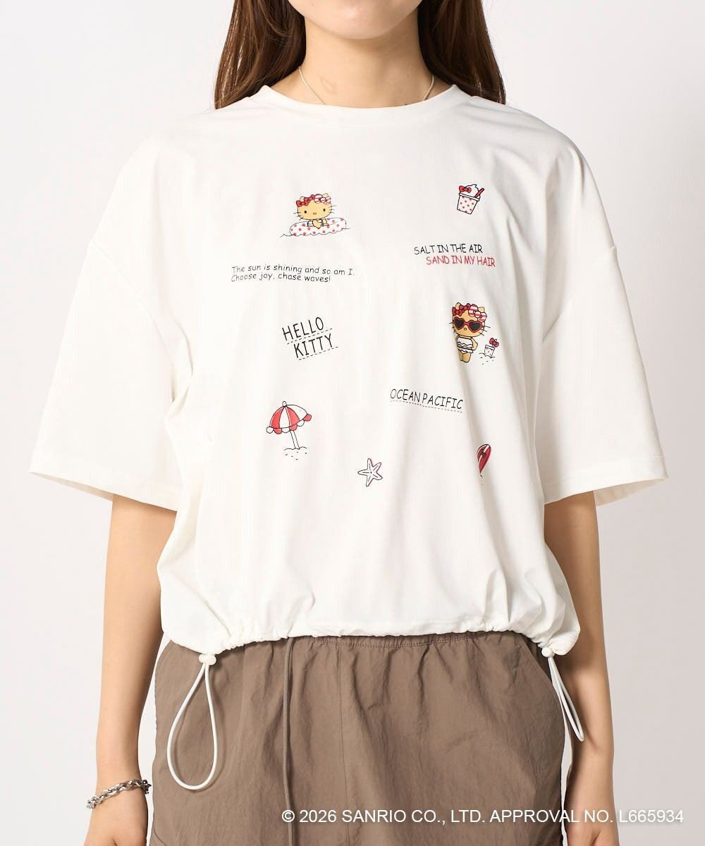 OP／FILA 【Ocean Pacific×ハローキティ】ラッシュTシャツ 