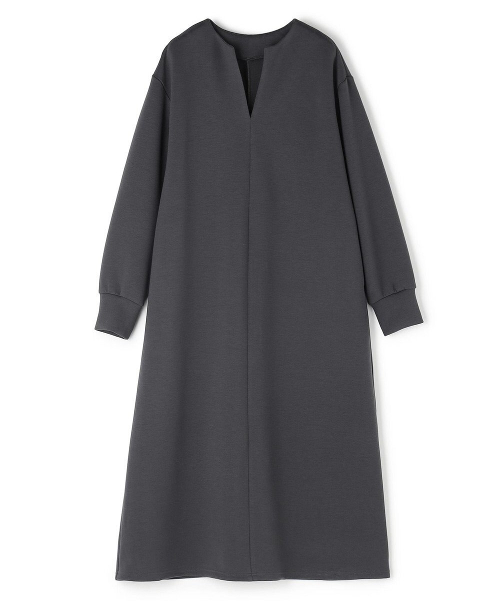 UNFILO BEAUTY FORM JERSEY キーネックワンピース 