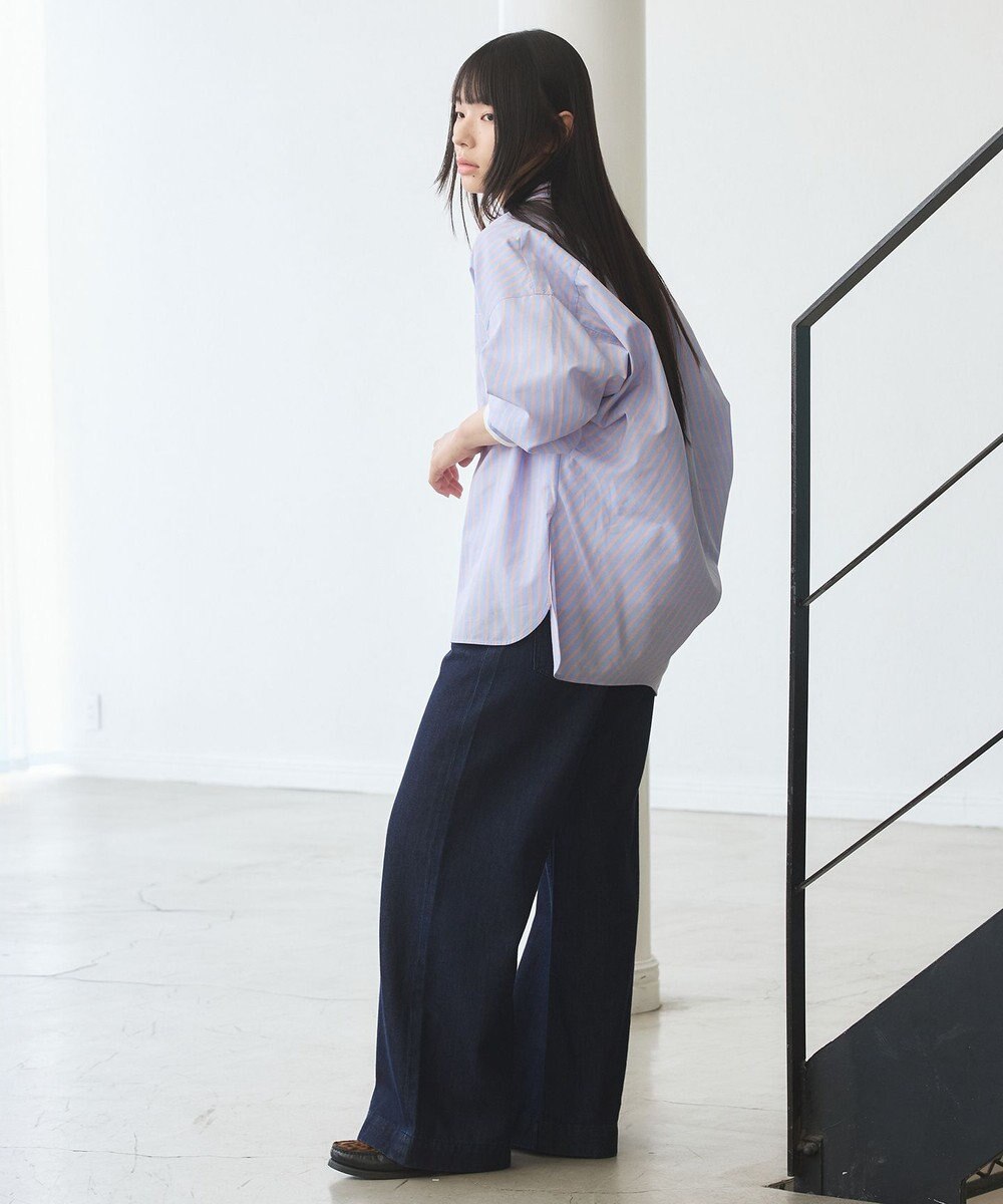 J.PRESS YORK STREET 【WOMEN】ソフトワイドデニム 