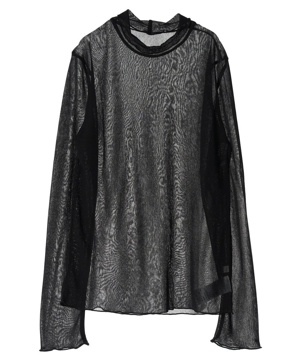 earth music&ecology シアーハイネックメロープルオーバー 