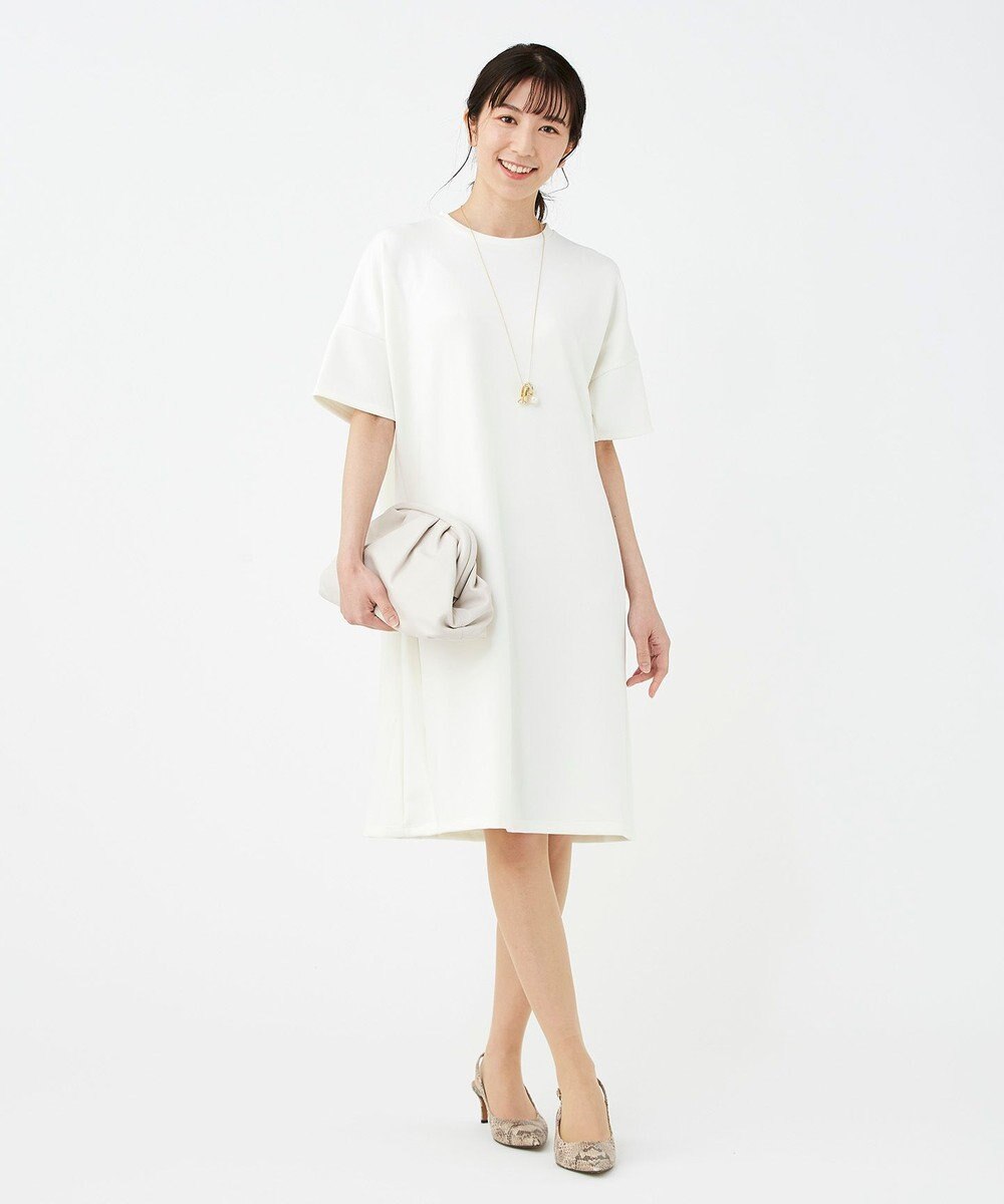 KASHIYAMA 【抗菌繊維】スタイリッシュジャージー オーバーサイズドレス 