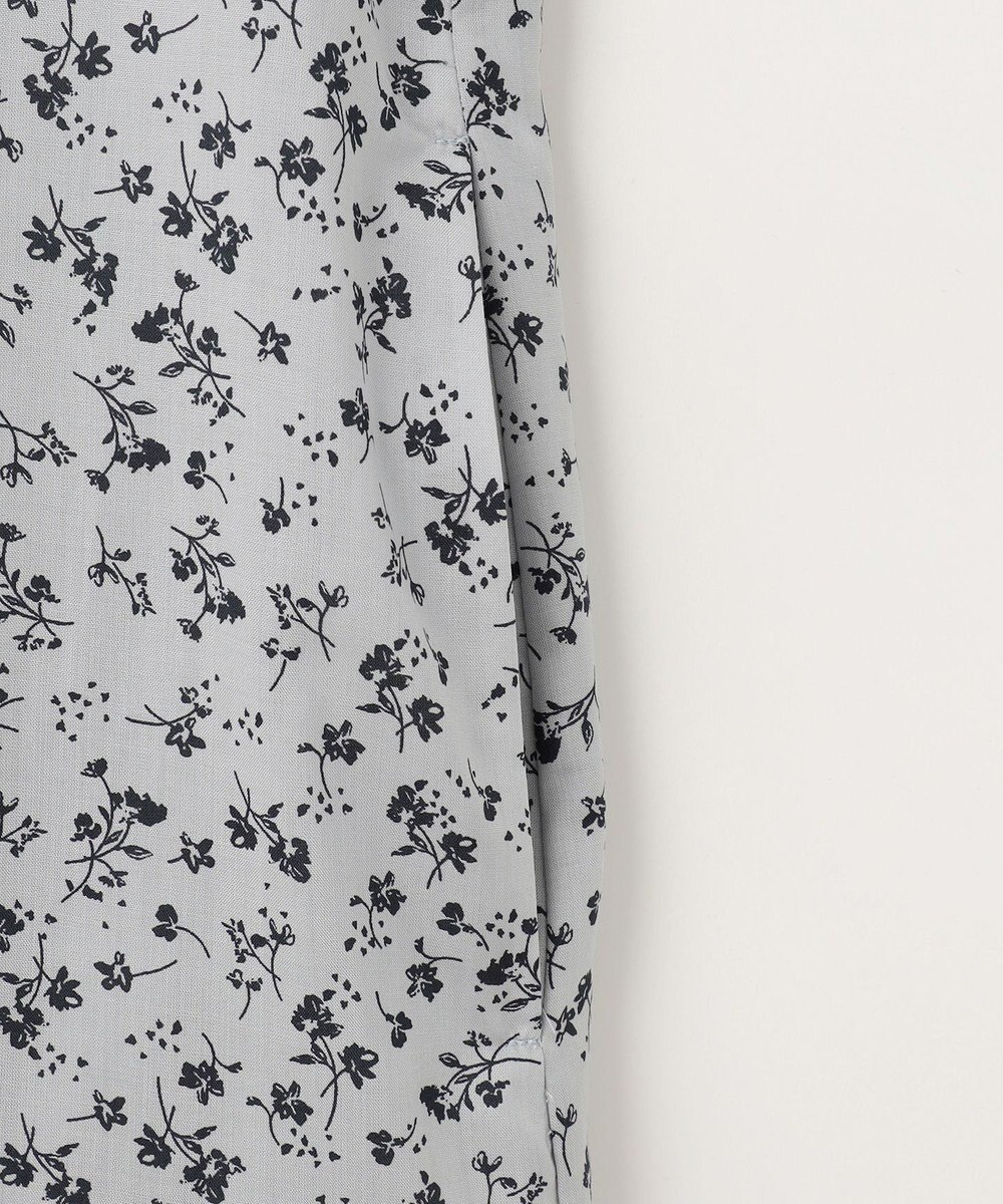 J.PRESS LADIES 【洗える】 スパンローンフラワー バンドカラー ワンピース 