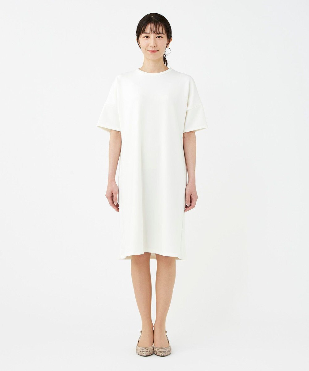 KASHIYAMA 【抗菌繊維】スタイリッシュジャージー オーバーサイズドレス 